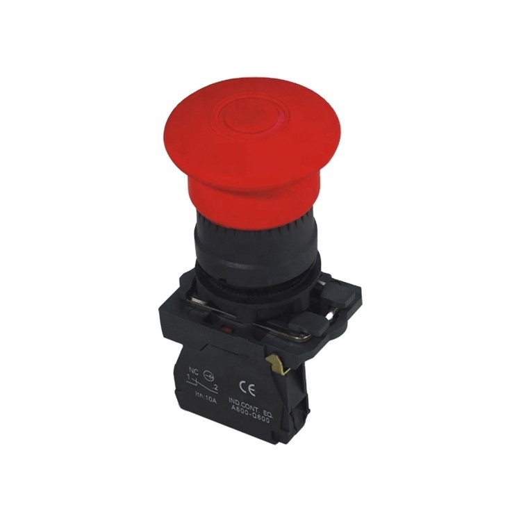 Salzer Brand SA22-AT421NC Mushroom Head Push Pull Button Switch Dia.40mm Emergency Stop (TUV, CE and CB Approved)