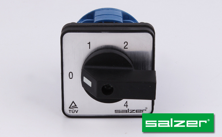 Salzer selector switch SA16 0-1-2-3-4 Multi step cam switch 16A 690V IEC60647-3 (TUV,CE and CB Approved)