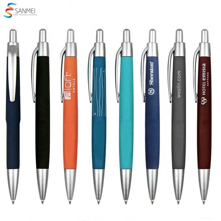 Promotional stylo publicitaire customized ball point pen logo printed ballpen