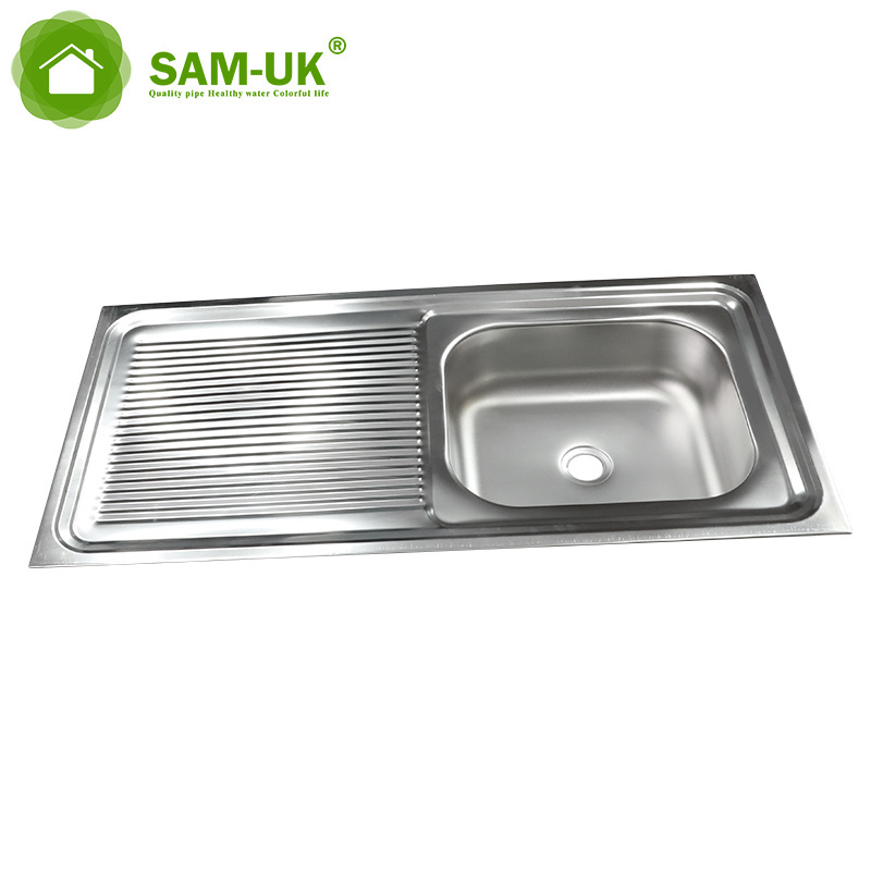 Embedded Modern washboard sus201 sinks sink stainless steel the modern multifunctional accessories double bowl counter kitchen