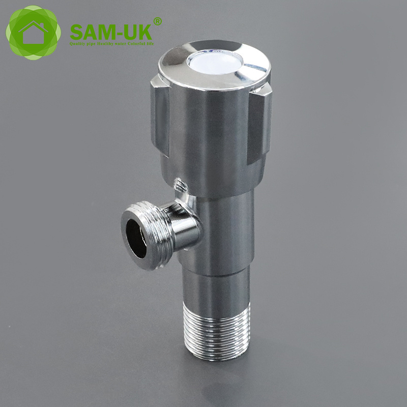 SAM-UK stainless stop two way y type marine watermark regulating square male female angle valve