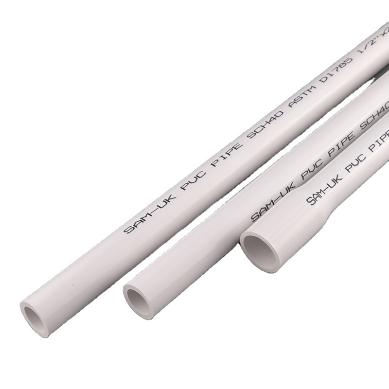 Sam-uk original factory export high quality environmental protection plastic 4 inch price schedule 40 pvc pipe 2