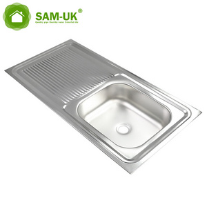 Embedded Modern washboard sus201 sinks sink stainless steel the modern multifunctional accessories double bowl counter kitchen