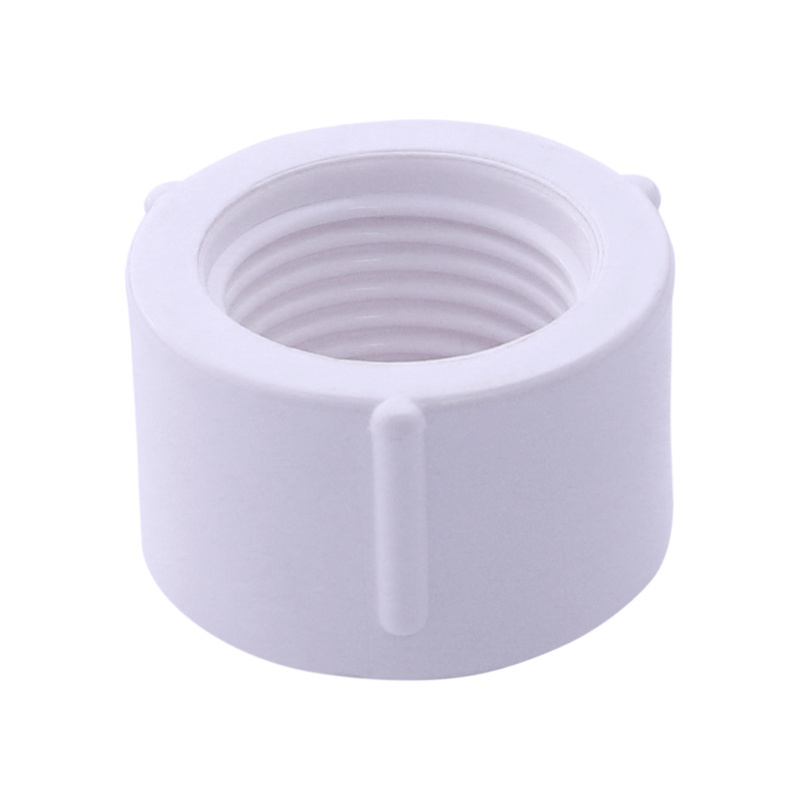 High quality low price pvc pipe sch 40 female threaded end cap plastic pipes and fittings