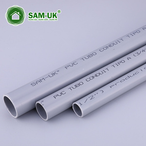 Best selling high-quality for wire and cable protection 1/2inch 3/4 inch 1inch pvc electrical conduit pipes