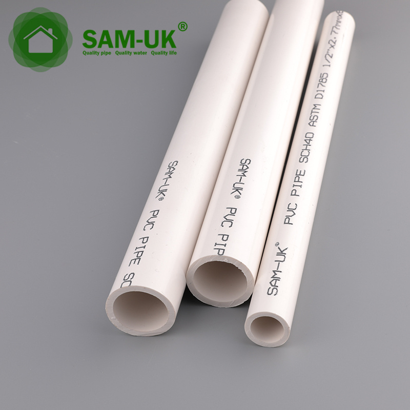 Sam-uk original factory export high quality environmental protection plastic 4 inch price schedule 40 pvc pipe 2