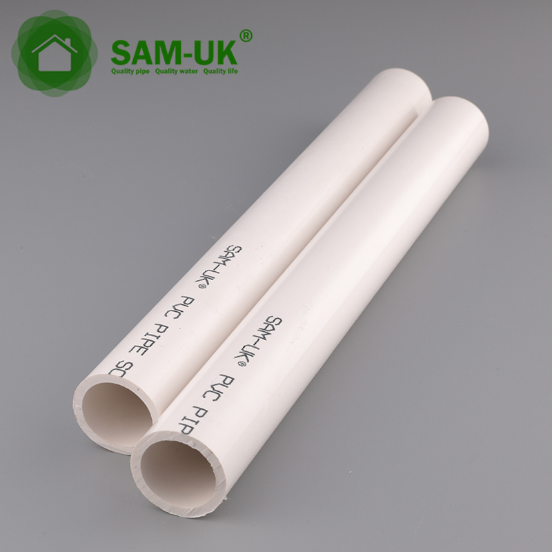 Sam-uk original factory export high quality environmental protection plastic 4 inch price schedule 40 pvc pipe 2