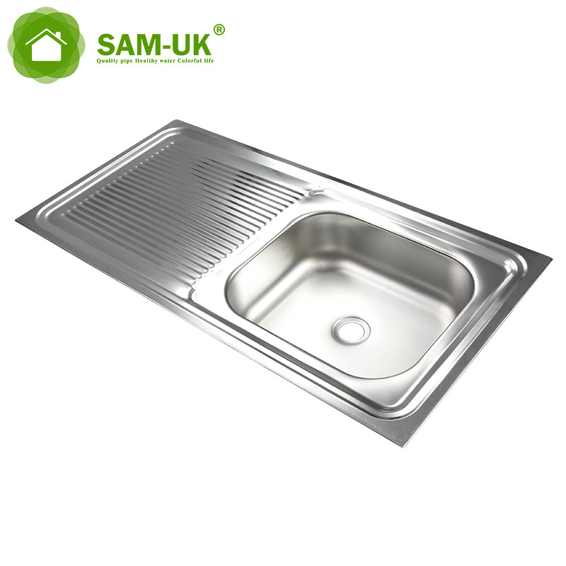 Embedded Modern washboard sus201 sinks sink stainless steel the modern multifunctional accessories double bowl counter kitchen