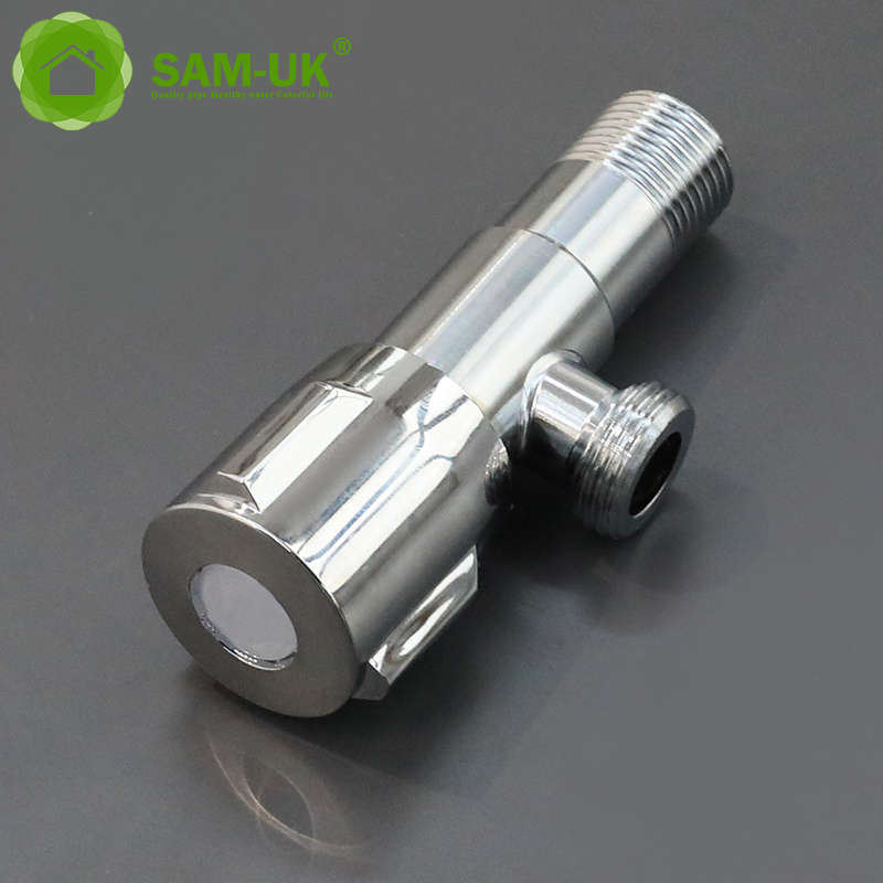 SAM-UK stainless stop two way y type marine watermark regulating square male female angle valve