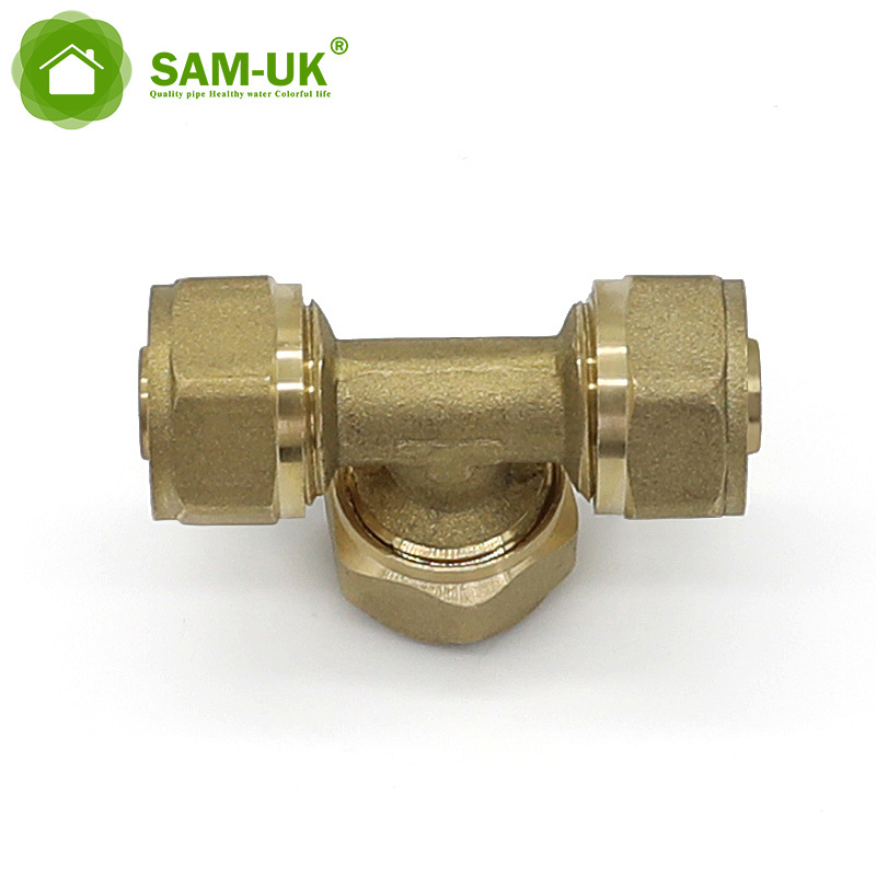 Quick Hose Fitting metal connector brass tube 6mm fittings manufacturer and elbow air parts push in pneumatic