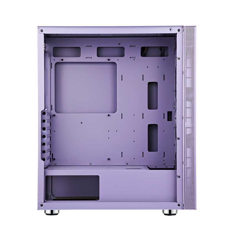 SAMA 3702 NEW Purple color gaming computer case with simple beauty design for ATX/ITX pc case steampunk  New design new arrival