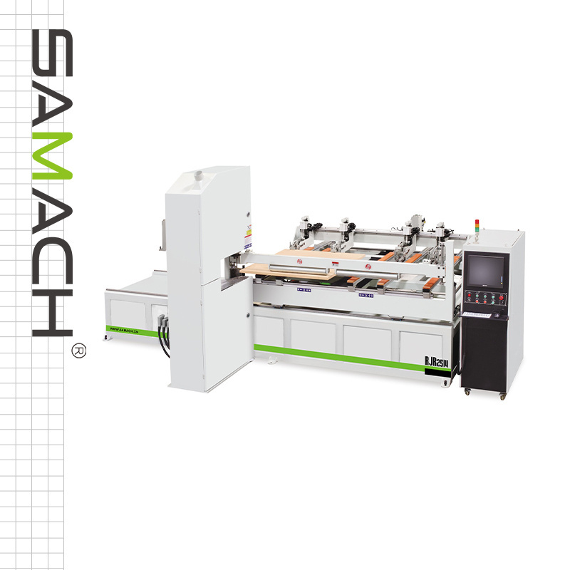 SAMACH CNC Vertical Band Saw Wood Cutting Machine Full Automatic CNC Curve Band Saw