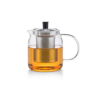 High Quality Samadoyo Borosilicate Glass Kettle Teapot 304 Stainless Steel Strainer Glass Tea Maker Teapot for Restaurant