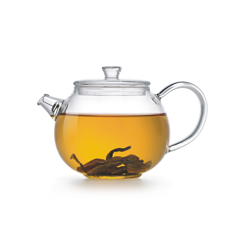 Hot Selling 250ml Glass Teapot Portable Heat Resistant Tea Maker Glass Lid Stovetop Safe Glass Teapot For Loose Leaf Tea