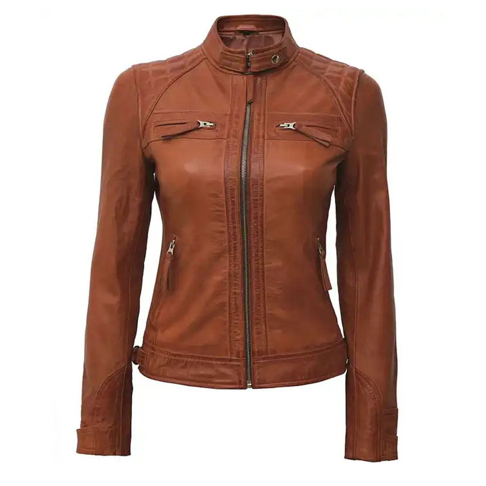 fashion new arrival customized genuine leather pure leather jackets in bulk quantity Breathable Women's Jackets from Pakistan