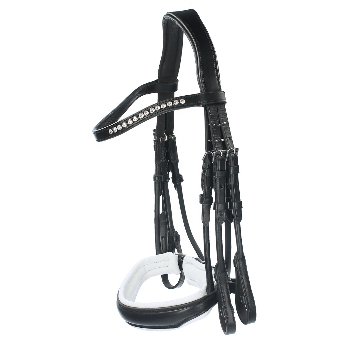 Fancy Leather Horse Bridle With Anatomic Shape And Soft Padded Headpiece For Extra Comfort Customization Available Supplier