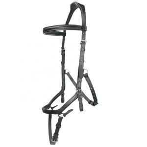 Micklem Competition Horse Bridles With Anatomically Shaped Headpiece Softly Padded Brow band & Noseband