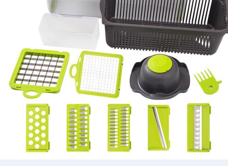 Multifunctional Kitchen Vegetable Cutter Manual 7 in 1 Slicer online Plastic Fruit potato peeler Vegetable chopper Grater Slicer