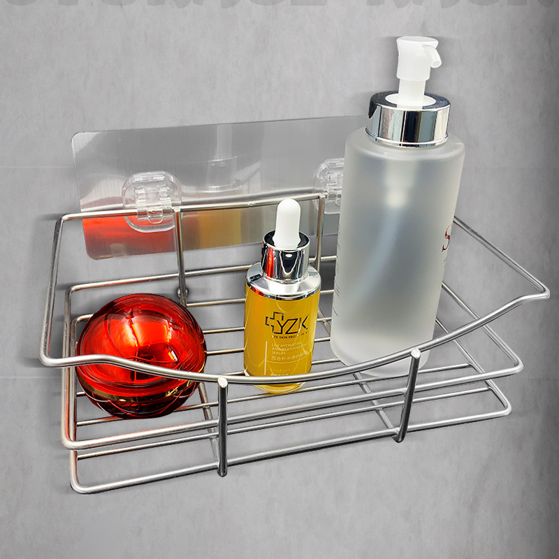 Hanging small Organizer Kitchen Hanger Sink Corner Shower Caddy bathroom wall towel storage shelf