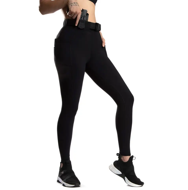 Nylon Spandex Tactical Holster Concealed Carry Woman Legging Wholesales Concealment Gun Holding Leggings