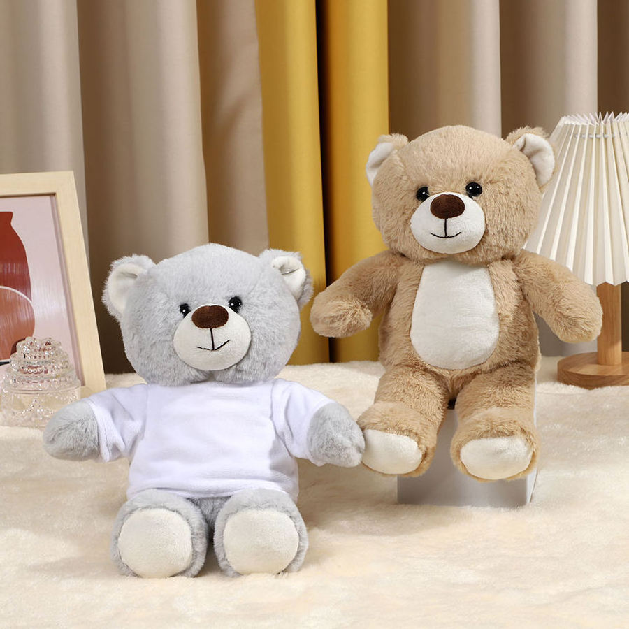 Super Soft sublimated Logo custom plush teddy bear toy CPC Cute stuffed Teddy Bear Toy Baby Plush Bear kids dolls