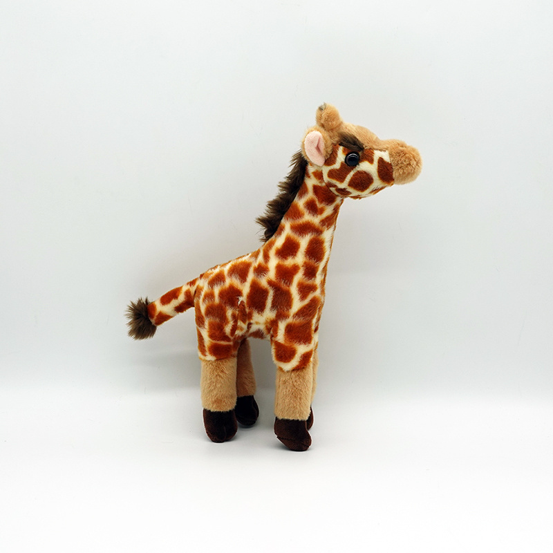 Wholesale Giraffe Stuffed Animal Plush Toy  Custom Size giraffe doll  High Quality Giraffe Printed Logo Holiday Gift