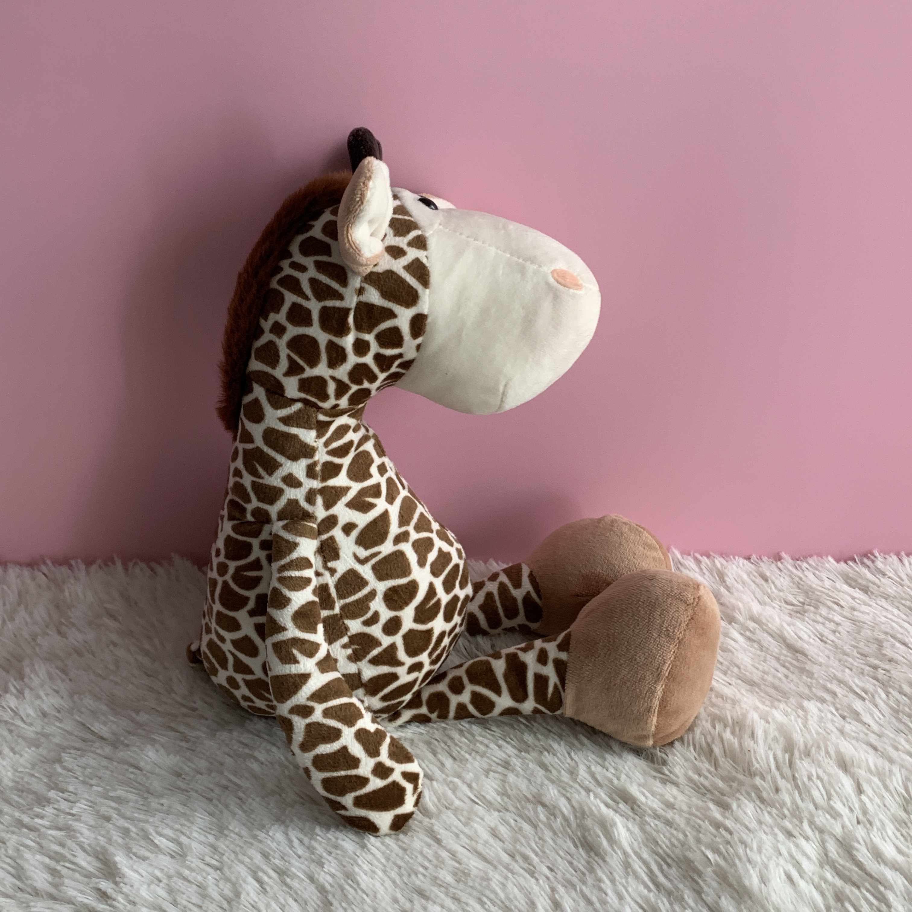 High Quality Giraffe Wholesale Giraffe Stuffed Animal Plush Toy  Custom Size giraffe doll   Printed Logo Holiday Gift