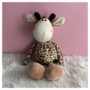 High Quality Giraffe Wholesale Giraffe Stuffed Animal Plush Toy  Custom Size giraffe doll   Printed Logo Holiday Gift