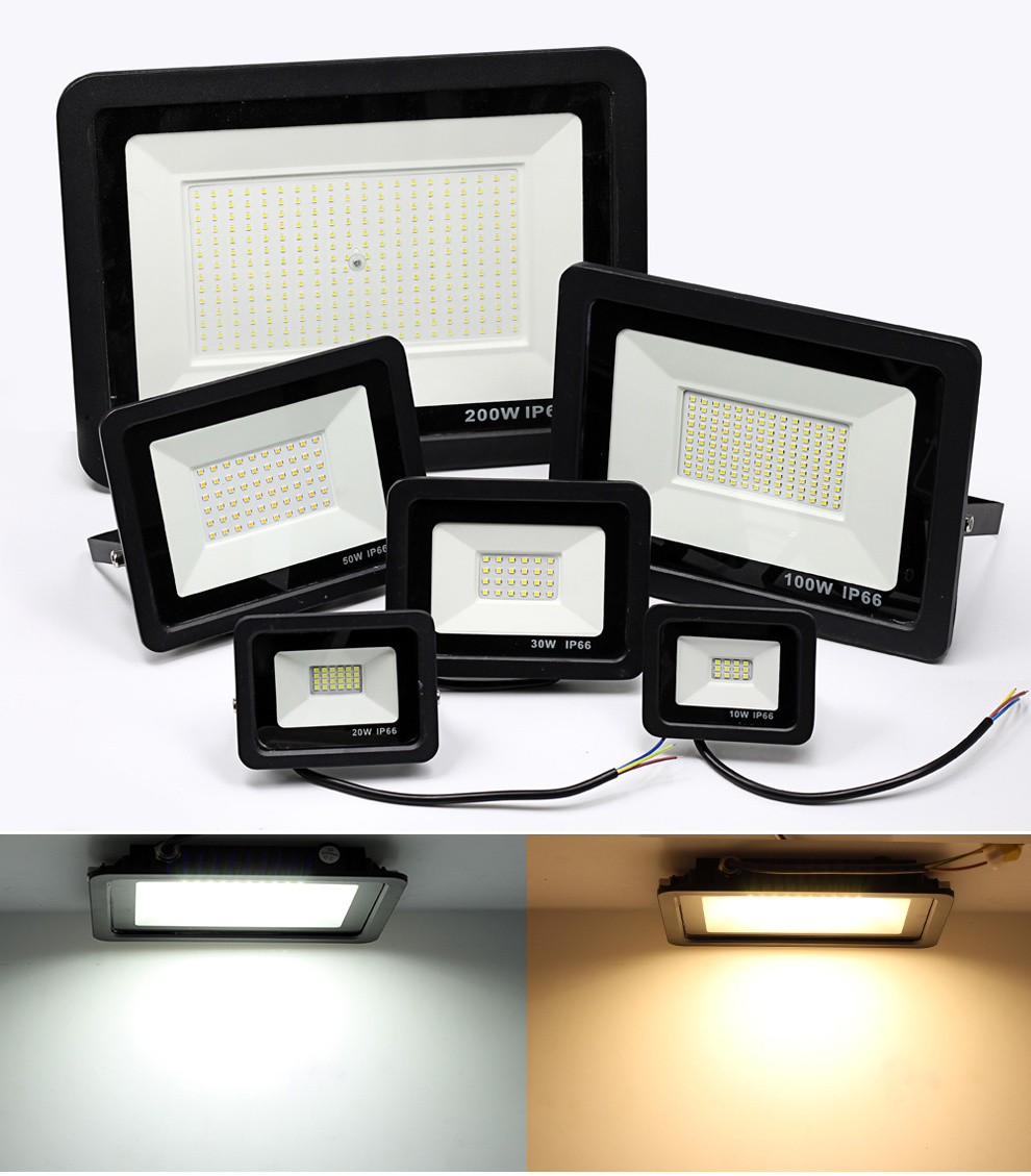 5 Year Warranty 300W LED Floodlights Ip65 Housing Garden 100 Power Efficiency 2500K 6500K Led Flood Light