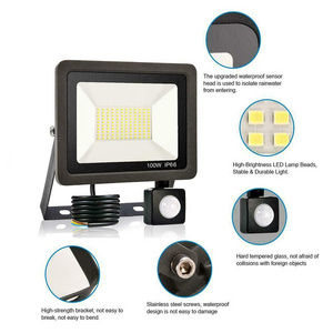 Good Price Waterproof PIR Light Flood Led Focus Light 20W Motion Sensor Floodlights