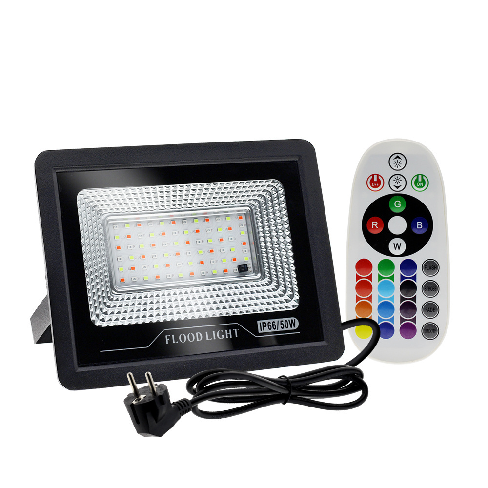 Nature White (4000K) Flood Light 50W Rgb Smart Driver Floor Led 100W Price Waterproof Bulbs