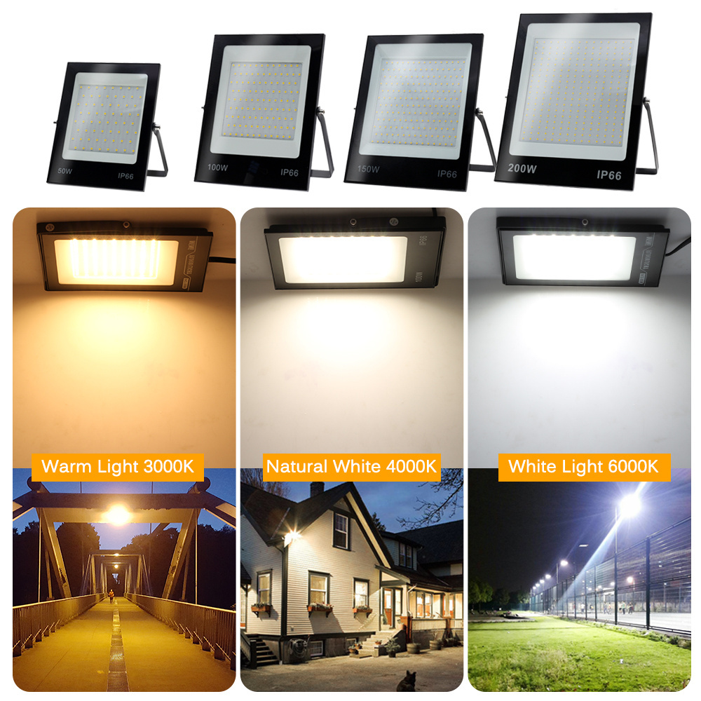 Hot Product White/Black Body Pc Lens Mini waterproof outdoor indoor square flood light 10 watt For Garden 20w 30w 50w 100w 200w