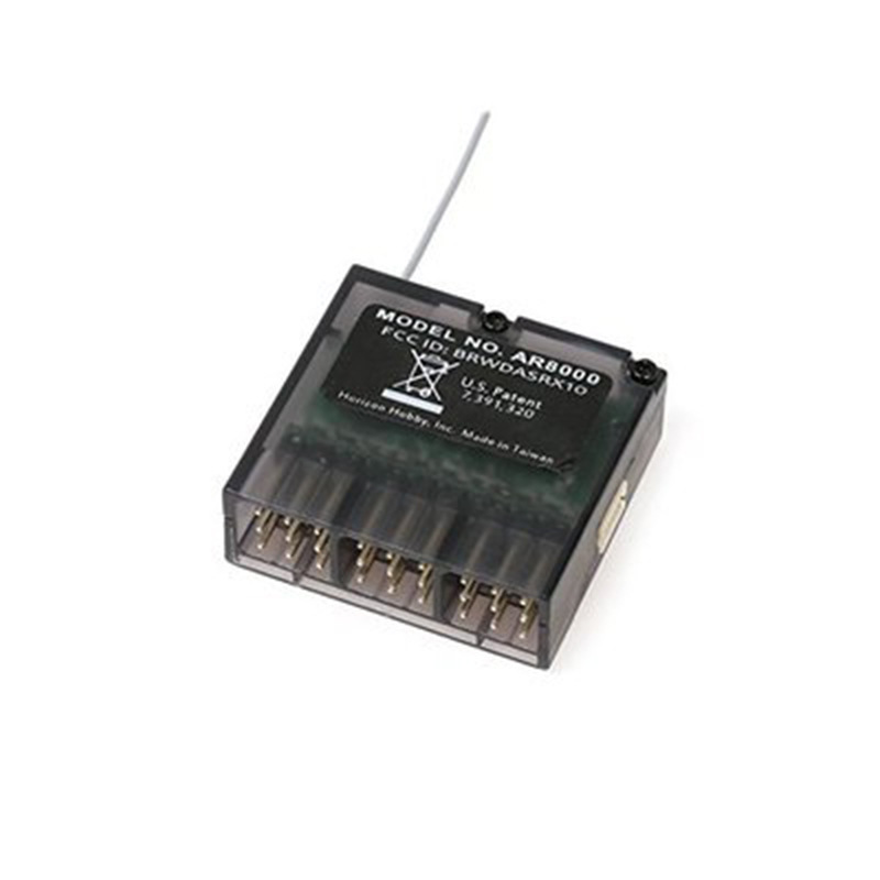 AR8000 2.4GHz 8CH Receiver Support DSM2 DSMX W/ Extended Satellite