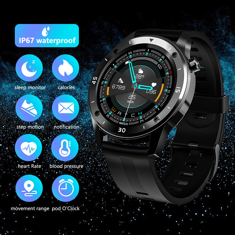 IP67 Waterproof Smart Watches IOS Android Smart Watches Multiple Exercise Mode F22 Heart Rate smart bracelet