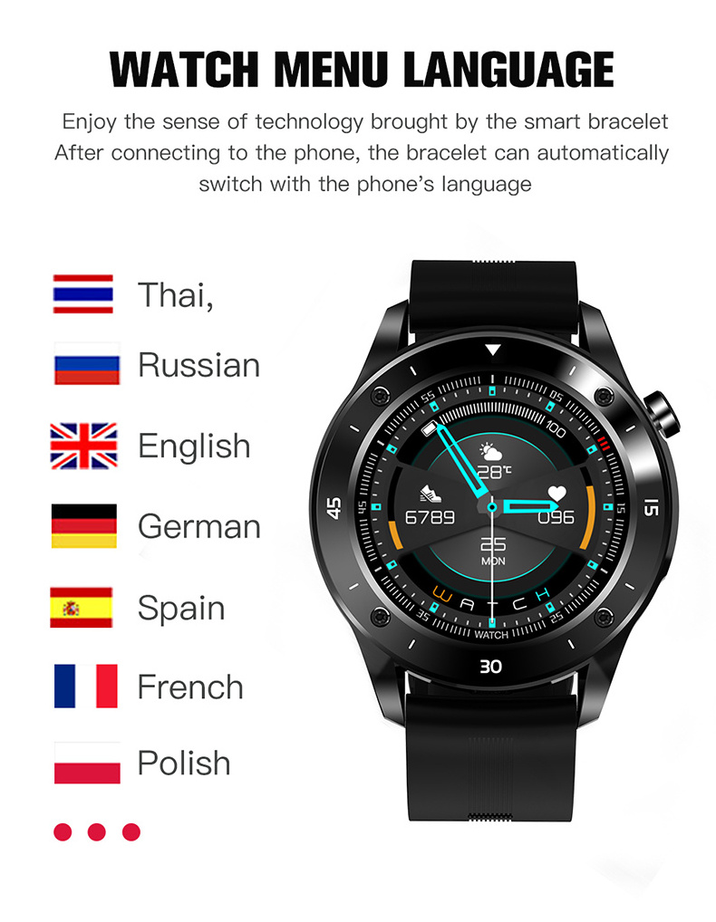 IP67 Waterproof Smart Watches IOS Android Smart Watches Multiple Exercise Mode F22 Heart Rate smart bracelet