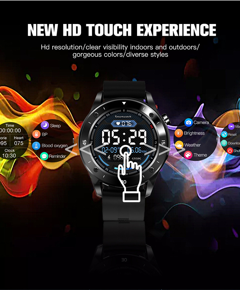 IP67 Waterproof Smart Watches IOS Android Smart Watches Multiple Exercise Mode F22 Heart Rate smart bracelet