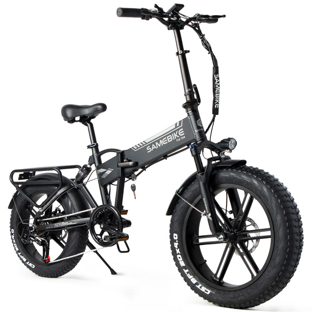 2024 China factory SAMEBIKE OEM/stock 750w powerful 20 inch 48V 10a lithium folding mountain ebike electric fat tire bike