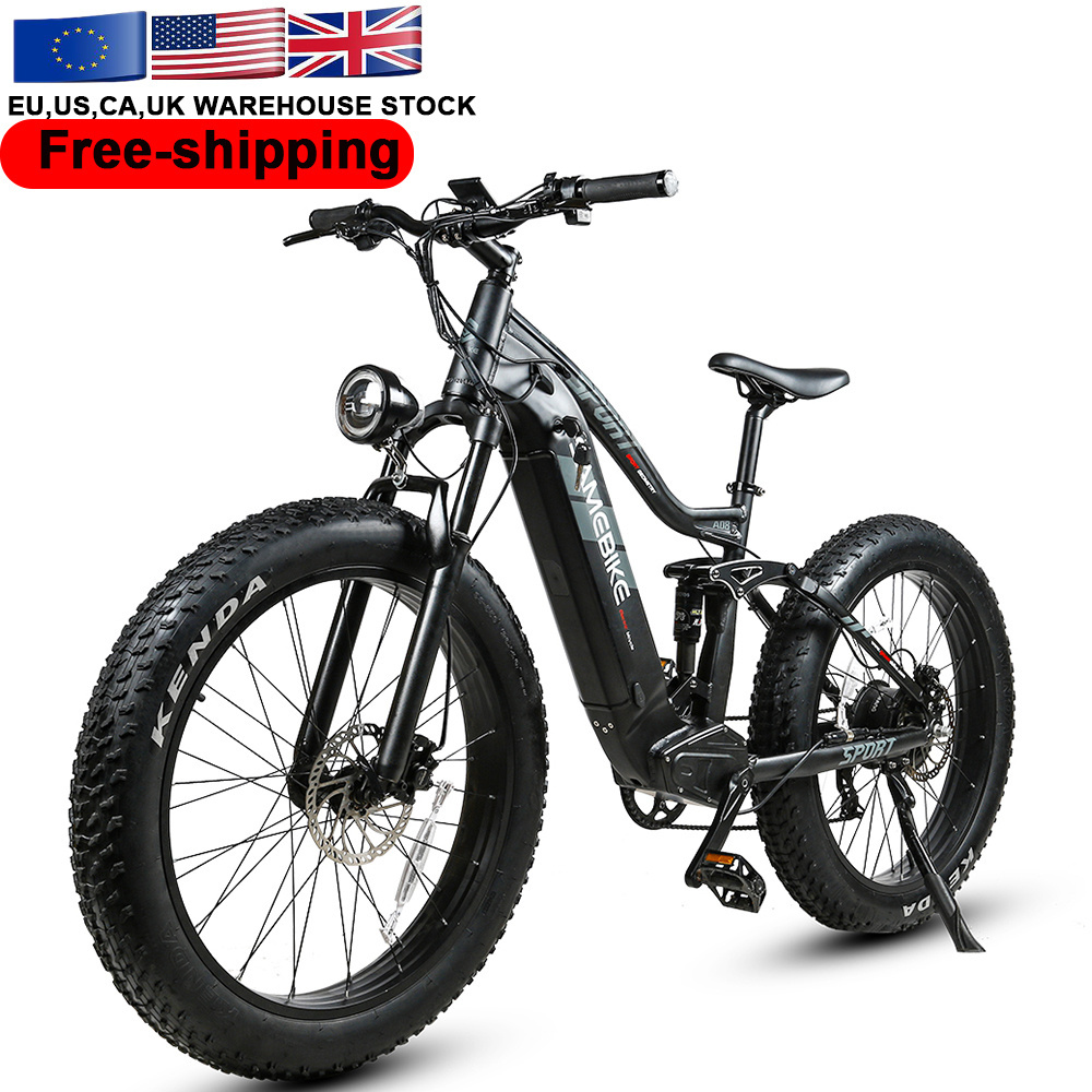 2023 New Poland stock Bafang rear motor 48V 17ah lithium battery 26*4.0 inch big fat tire mountain electric bike