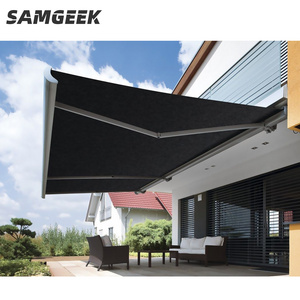 Wholesale High Quality Outdoor Aluminum Folding Arm Electric Retractable Cassette Awnings