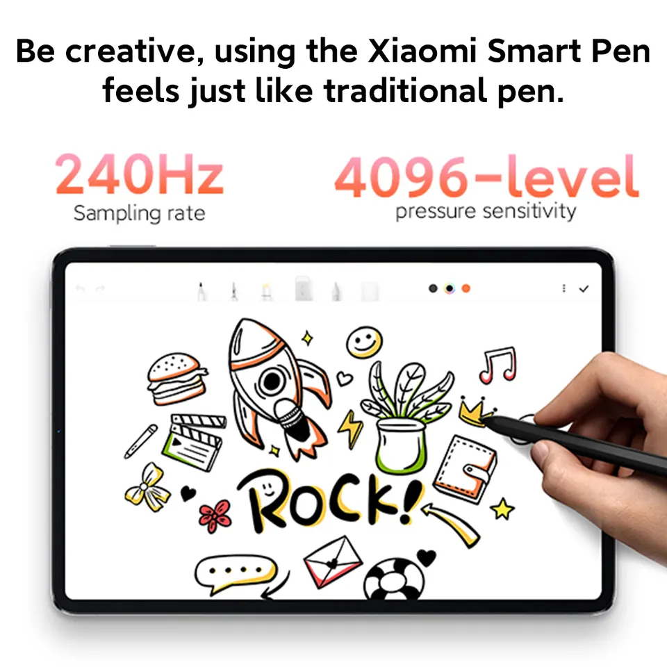 Xiaomi stylus Pen 240Hz drawing and writing screenshot 152 mm Xiaomi Mi Pad 5/5 Pro tablet screen touch Pen Xiaomi smart pen