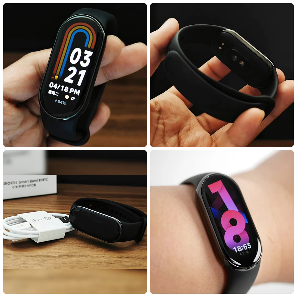 In Stock Xiaomi Smart band 8 Global Original Mi Band 8 Smart Bracelet Xiaomi Mi Band 8