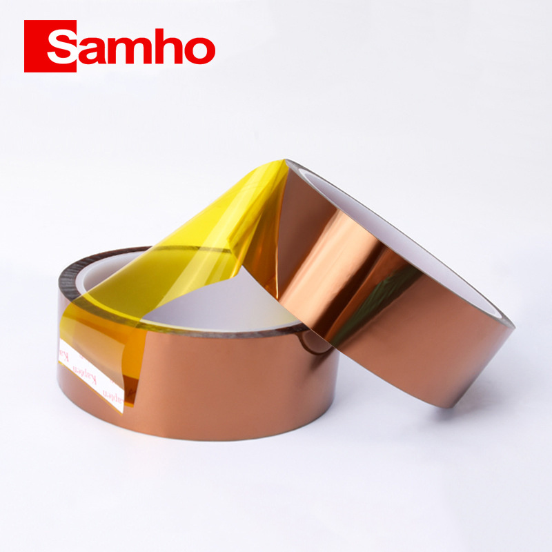 Samho High Temperature Resistant Thermal Insulation Shield Tape  silicone adhesive for insulating electric   Polyimide Film Tape