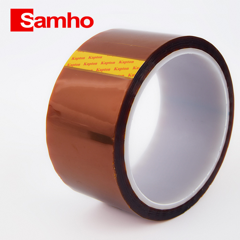 Samho High Temperature Resistant Thermal Insulation Shield Tape  silicone adhesive for insulating electric   Polyimide Film Tape