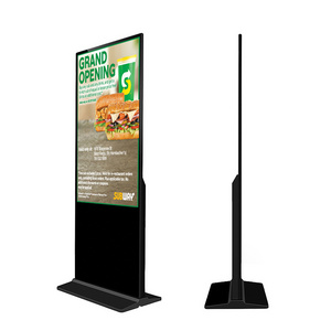 High Resolution 2K 4K Video Player 55 Inch Indoor Advertising Monitor Standing Digital Signage