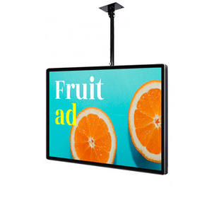 Samidisplay Hanging Digital Menu Board 49 Inch Indoor Wifi Advertising Signage Player Ultra Thin Android Display Lcd Screen