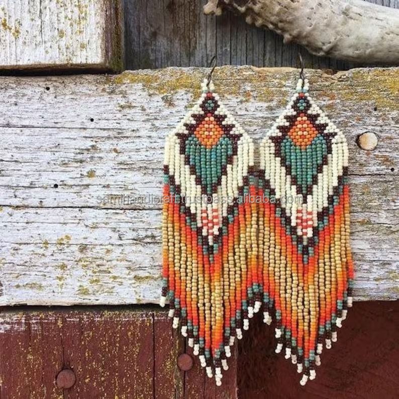 Earring embroidery designs Embroidered earrings Hand embroidered earrings