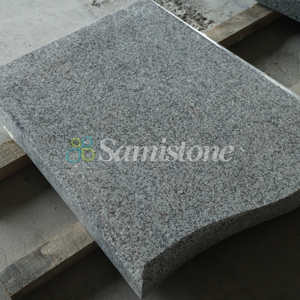 Samistone American Style Upright White Granite Tombstone Headstone and Monument Grave Stone Carvings and Sculptures