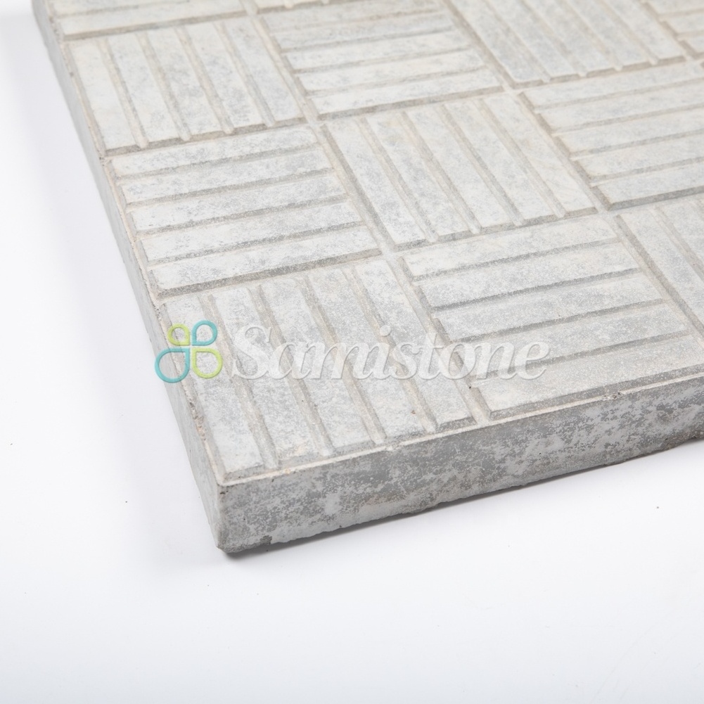 Samistone Cement Tiles Outdoor Paving Square Pattern Concrete Bricks