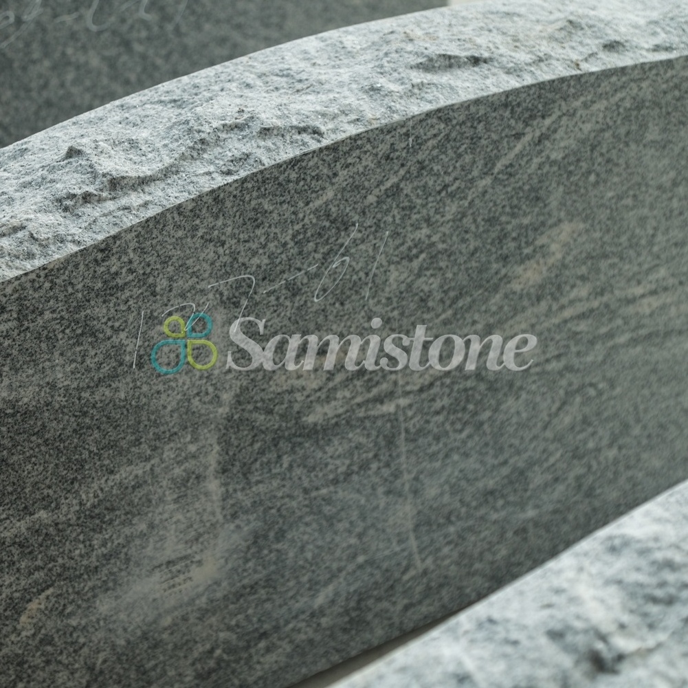 Samistone American Style Upright White Granite Tombstone Headstone and Monument Grave Stone Carvings and Sculptures