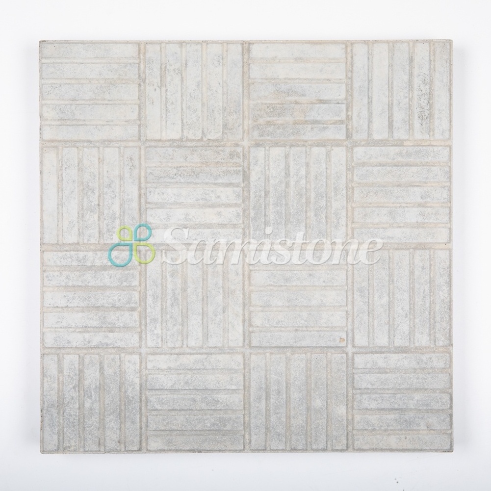 Samistone Cement Tiles Outdoor Paving Square Pattern Concrete Bricks